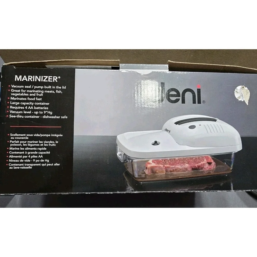 Deni Food Marinizer NIB Requires 4AA Batteries
